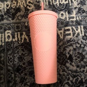 Pink studded Starbucks Tumblr